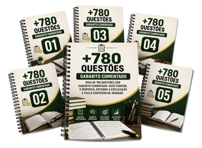 +780 Questões com Gabarito Comentado